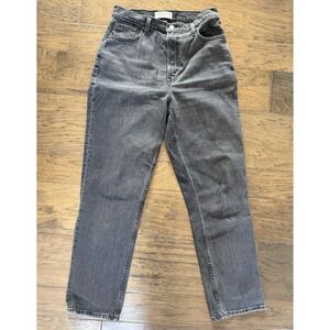 Abercrombie & Fitch Curve Love The 90s Straight Ultra High Rise Jeans Black 29